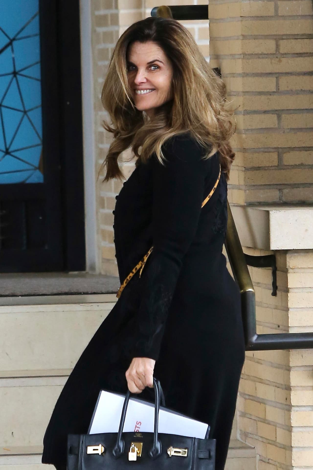 ¡Sorpresa! Fueron a reunirse con Maria Shriver.