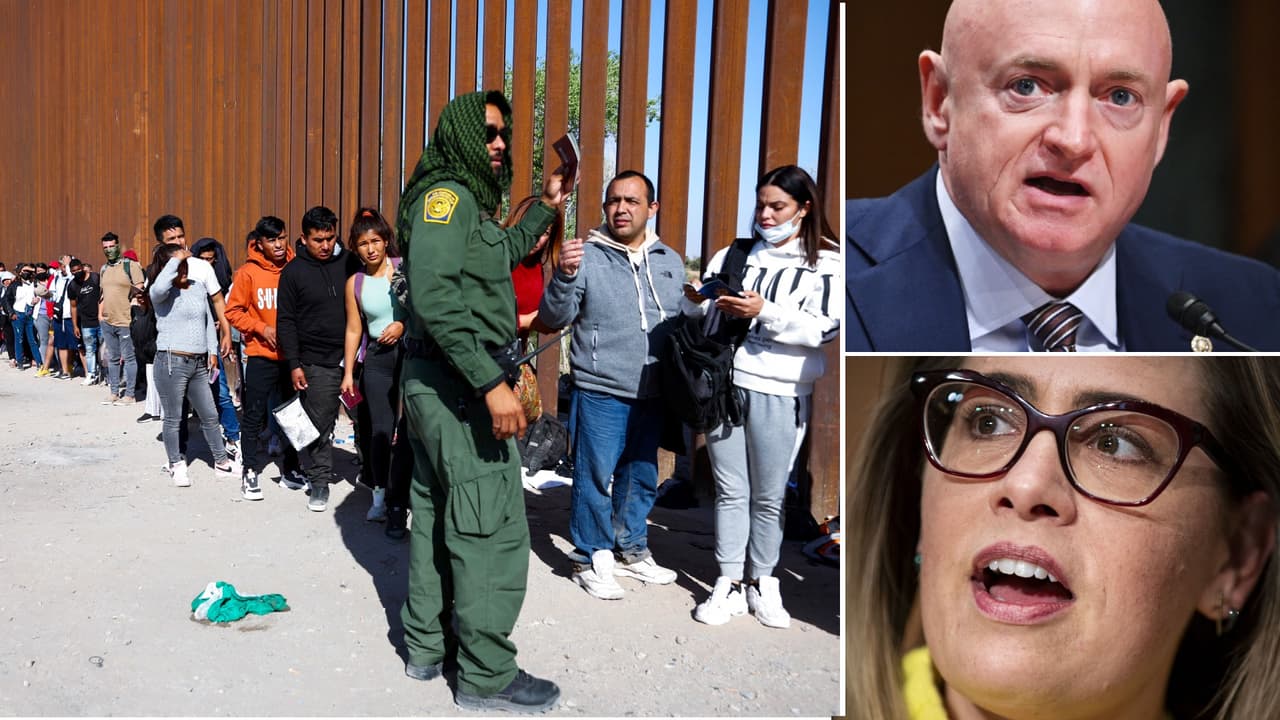Senadores de Arizona Sinema y Kelly piden más agentes de la Patrulla Fronteriza y aumento de salarios