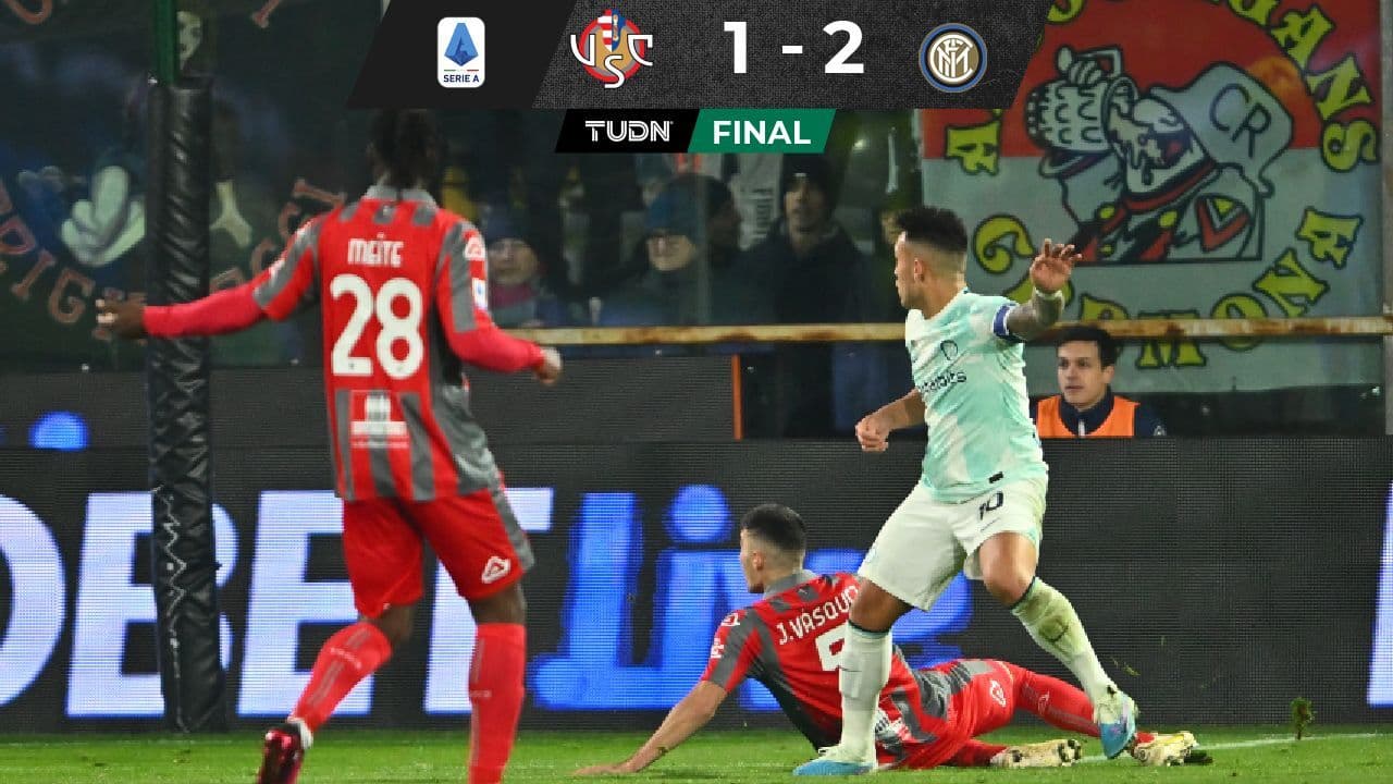 Johan Vásquez y Cremonese caen ante Inter de Milán tras doblete de Lautaro