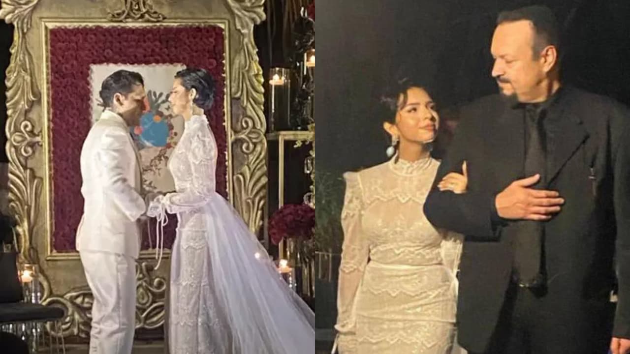Las primeras imágenes de la boda de Ángela Aguilar y Christian Nodal en México