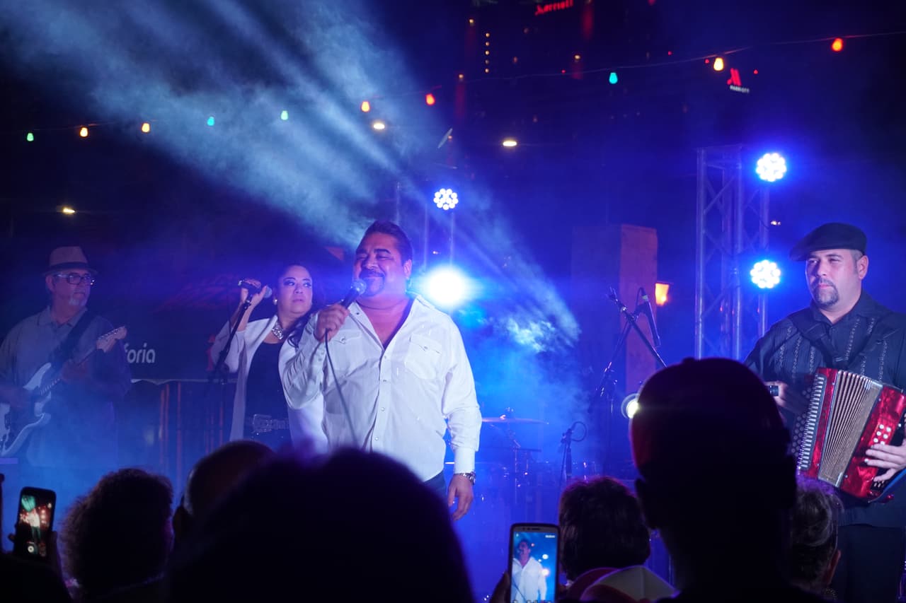 Ram Herrera, Los Banger Broz and Jorge Alejandro took the stage inside La Villita.