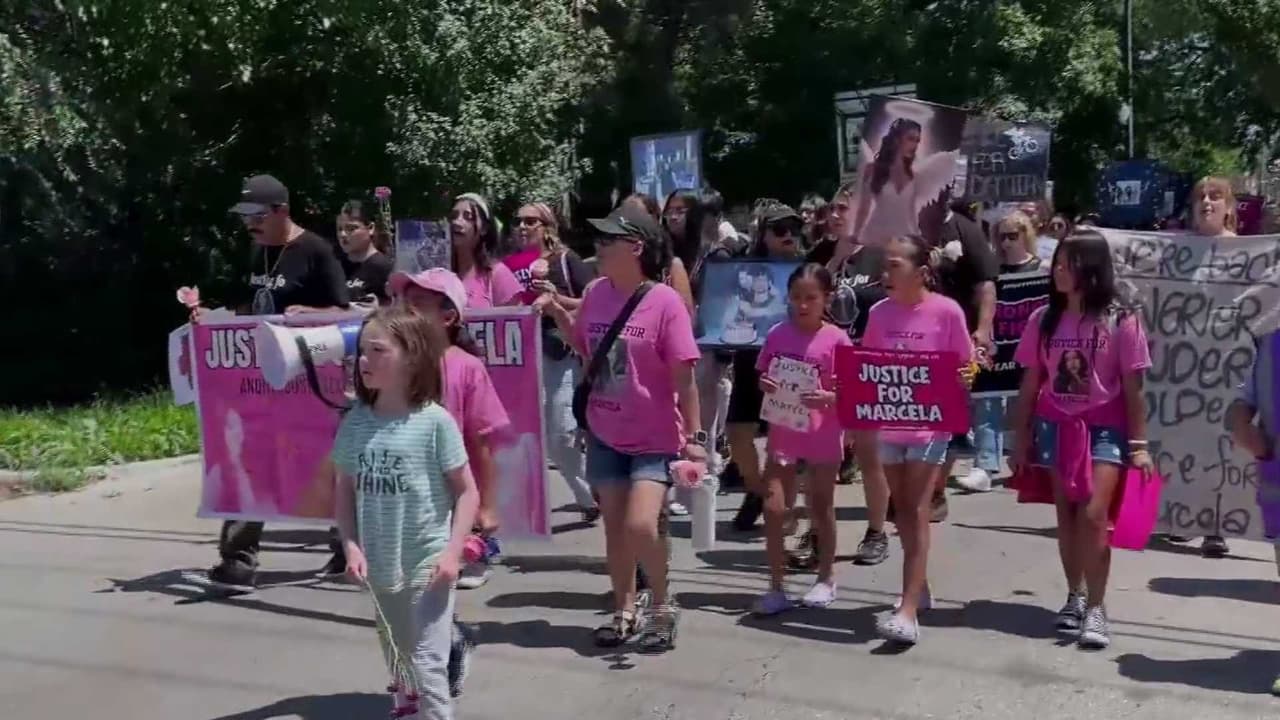 Realizan marcha en honor a Marcela Herrera, quien murió hace un año tras ser atropellada en Pilsen