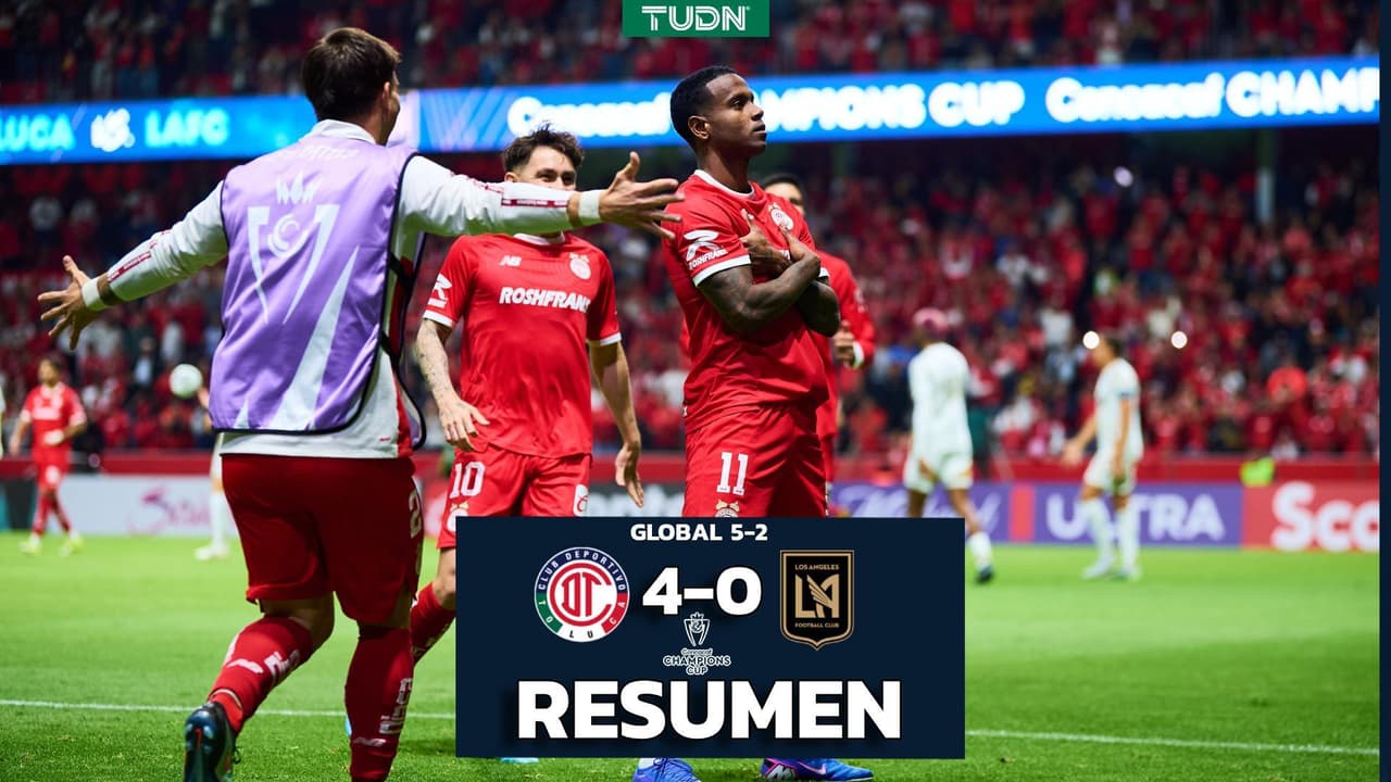Toluca elimina al LAFC de la Semifinal de Concacaf Champions League