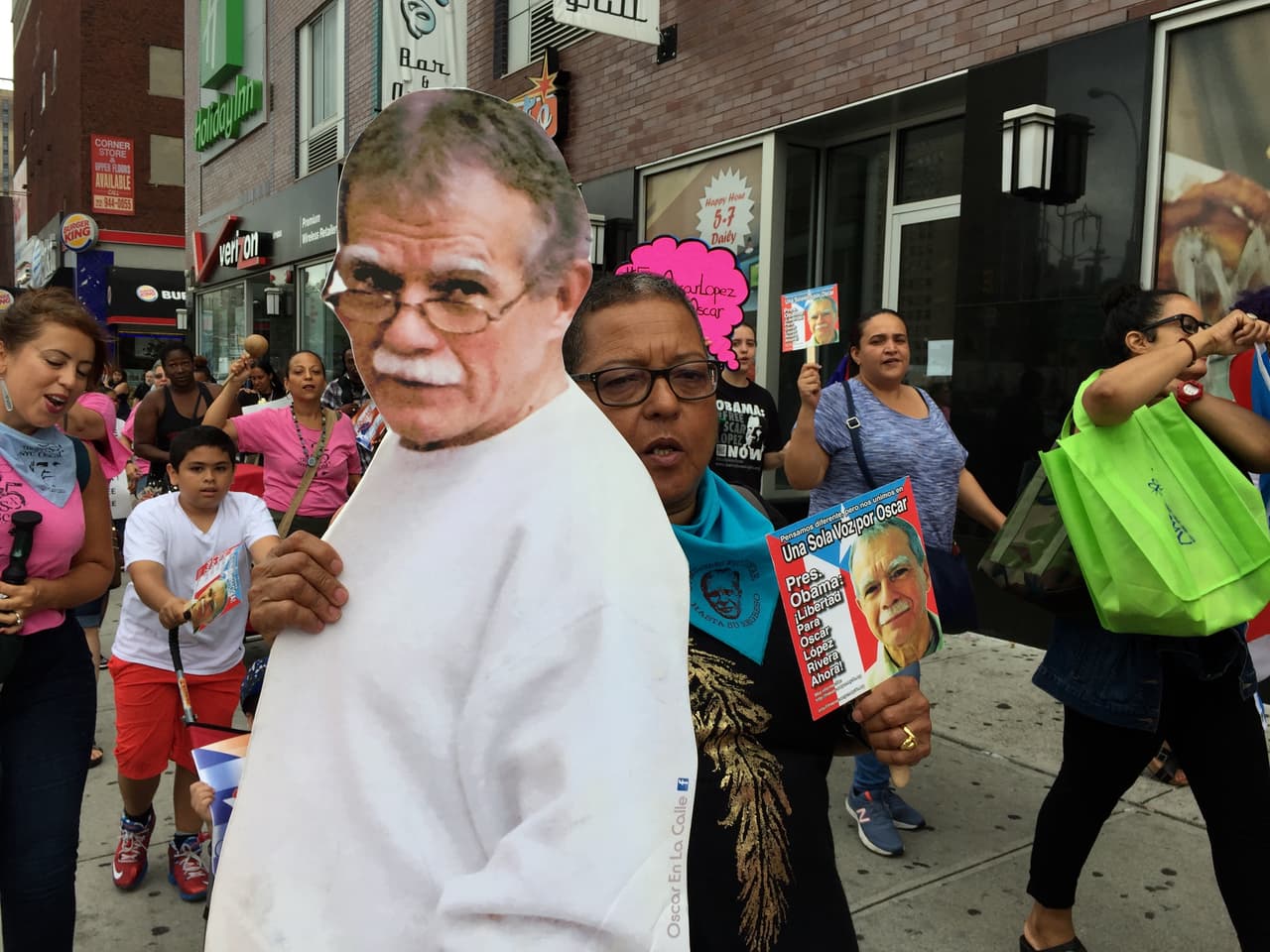 Estela Vázquez es dominicana pero simpatiza con el preso político.