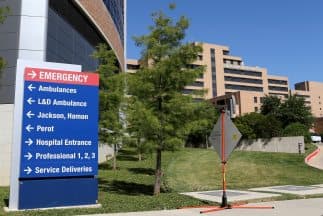 El Hospital Presbiteriano en Texas en Dallas donde Thomas Duncan está siendo atendido.