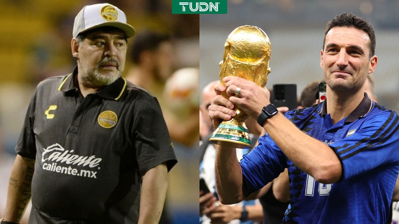 Maradona ninguneó: "Hay muchos técnicos buenos y luego está Scaloni"