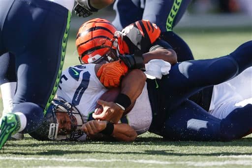 Checa las mejores tomas del duelo de la Semana 5 en que los Cincinnati Bengals derrotaron en tiempo extra a los Seattle Seahawks por 27-24.