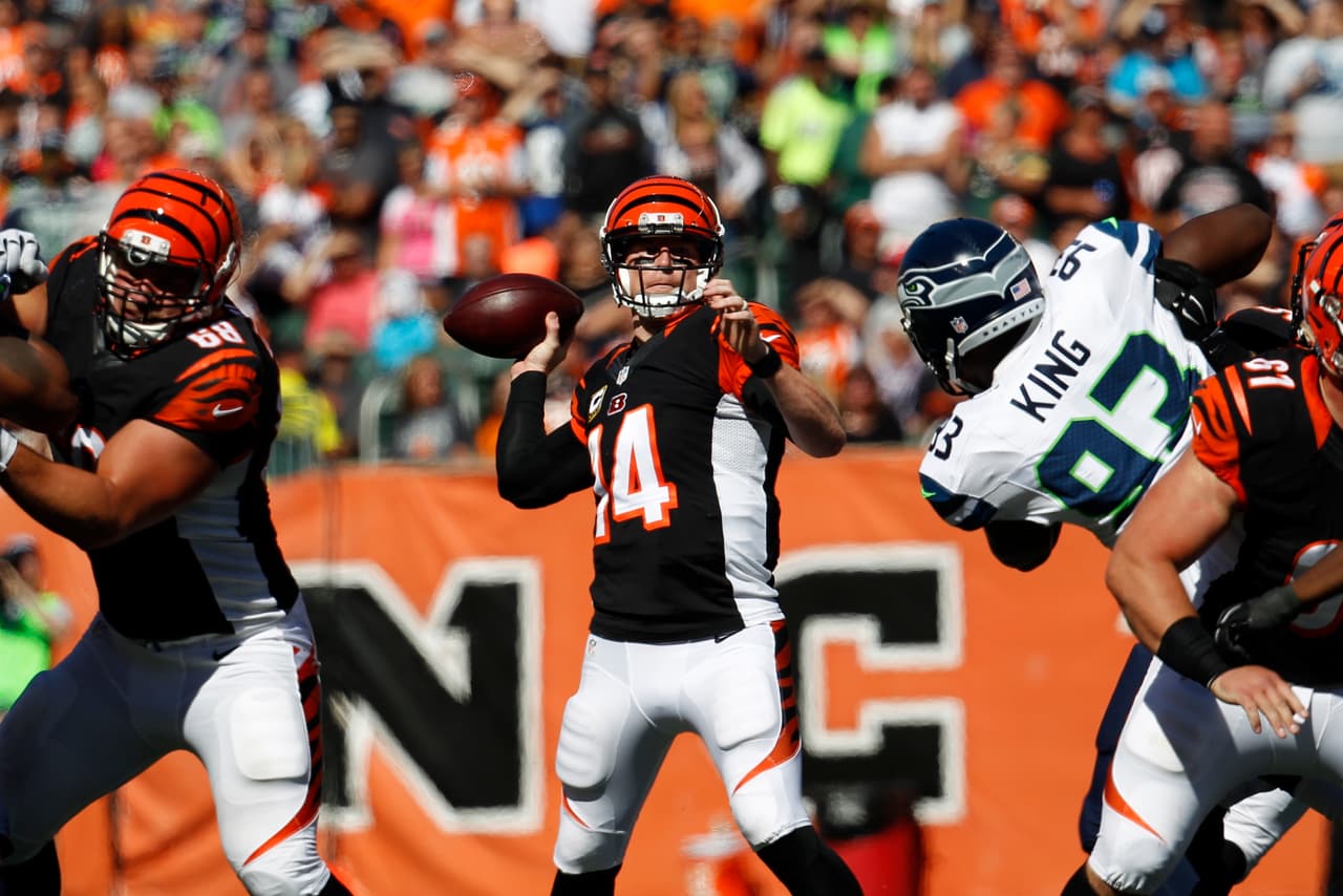 Checa las mejores tomas del duelo de la Semana 5 en que los Cincinnati Bengals derrotaron en tiempo extra a los Seattle Seahawks por 27-24.