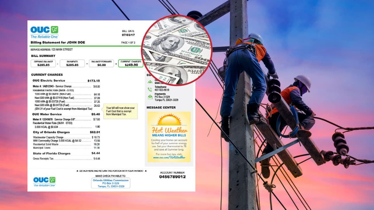 Los costos de la factura eléctrica podrían incrementarse en Orlando a partir de enero