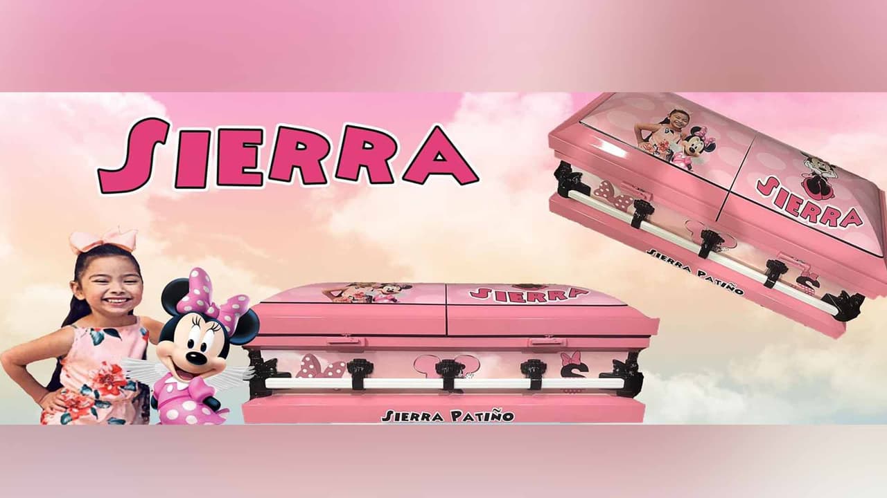 Los restos de la pequeña Sierra Patiño descansarán en un ataúd de “Minnie Mouse”