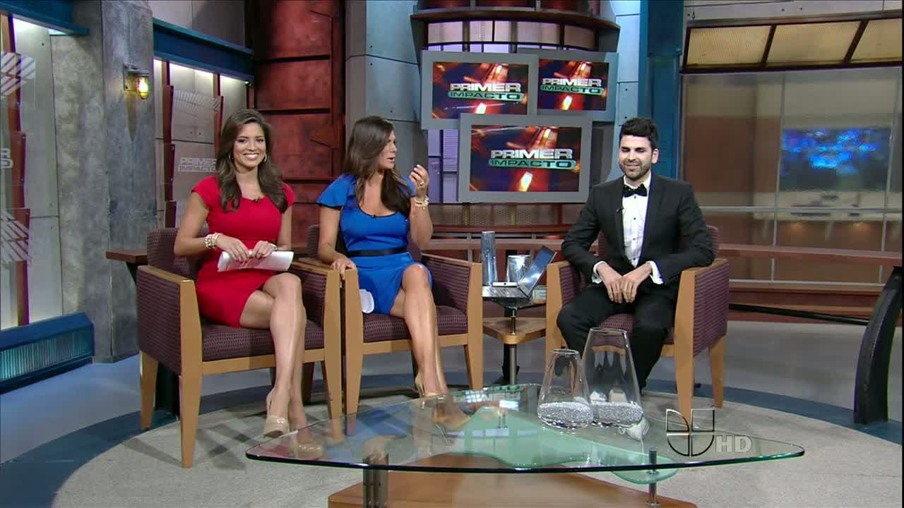 Un día después de la entrega de premios, el programa Primer Impacto lo invitó para defender las elecciones de vestuario de Fanny Lú y para dar sus opiniones sobre el resto de los asistentes.