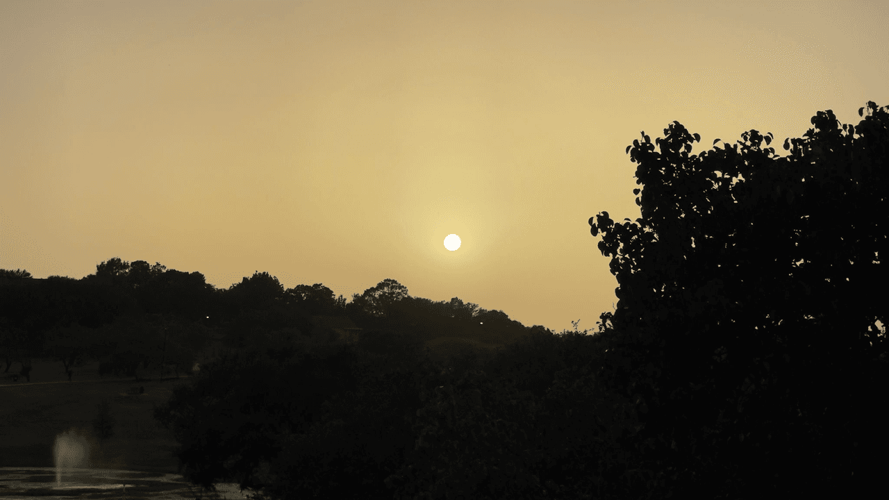Los efectos del polvo del Sahara, advirtieron las meteorólogas de Noticias23, eran bellas puestas de sol, pero también irritación de vista si alguien sufre de alergias o problemas respiratorios para grupos sensibles.
<br>
<br>📍 Irving, Texas