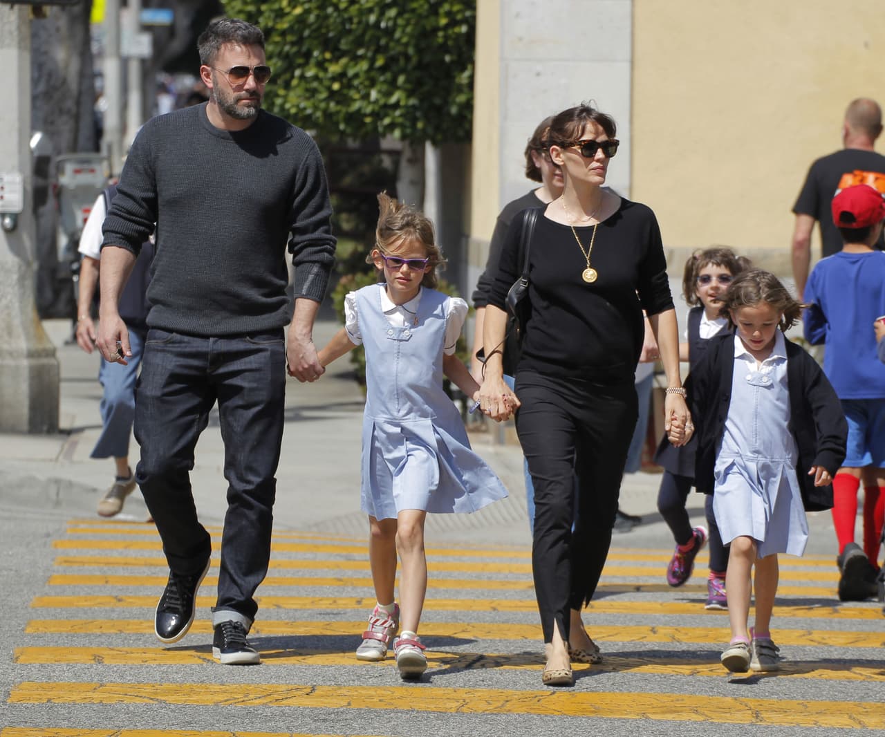 Solamente les faltó el pequeño Samuel.