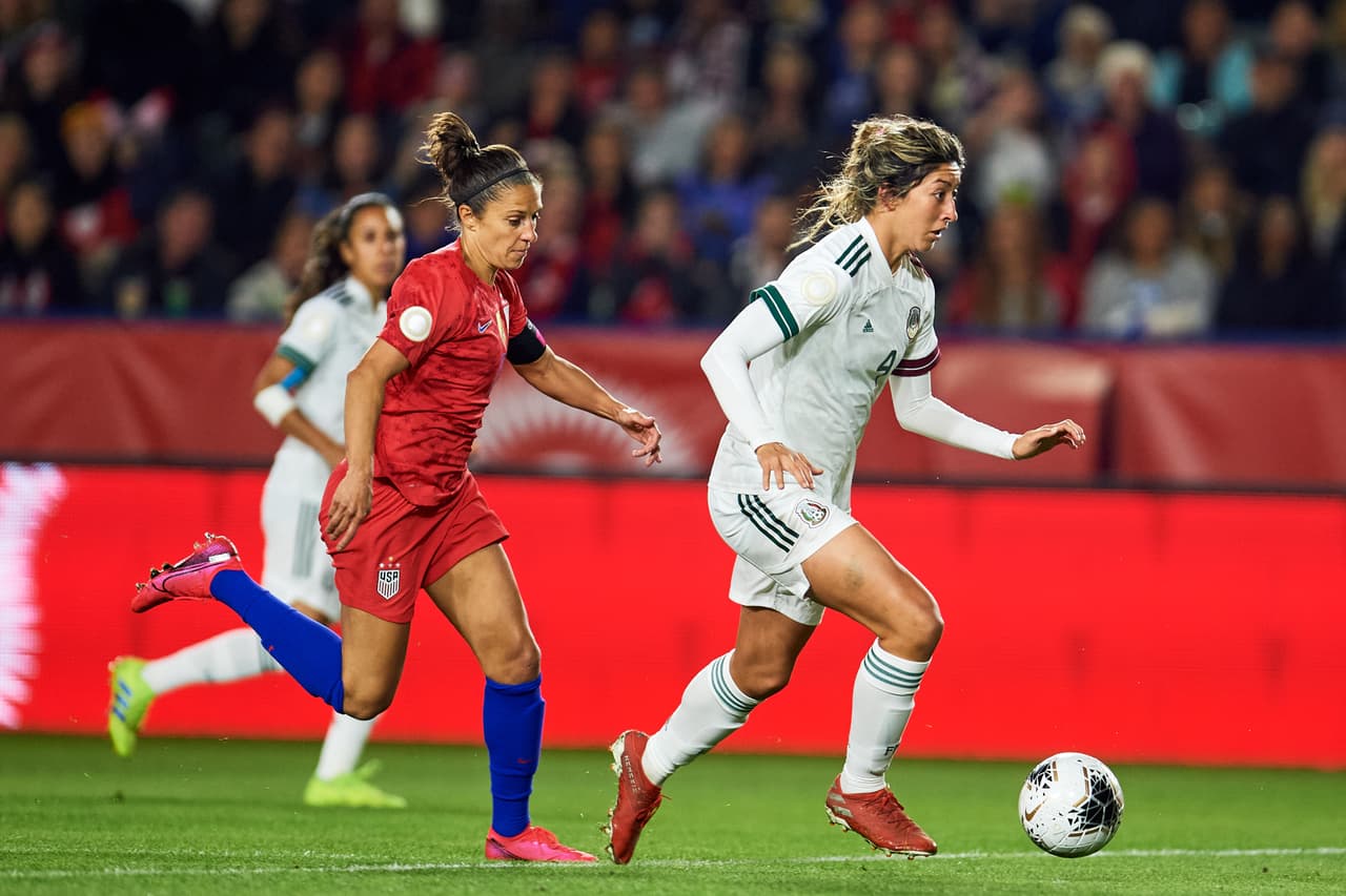 Con goles de Christen Press, Rose Lavelle y doblete de Samantha Mewis, Estados Unidos golea y elimina a México.