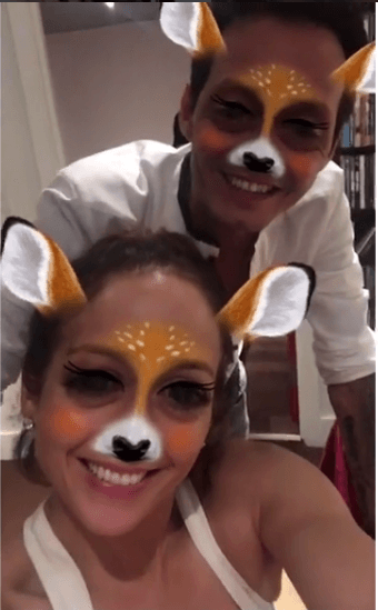 Antes de eso enloquecieron las redes al subir este simpático video en el que usaron Snapchat para mostrarse como dos tiernos venaditos.