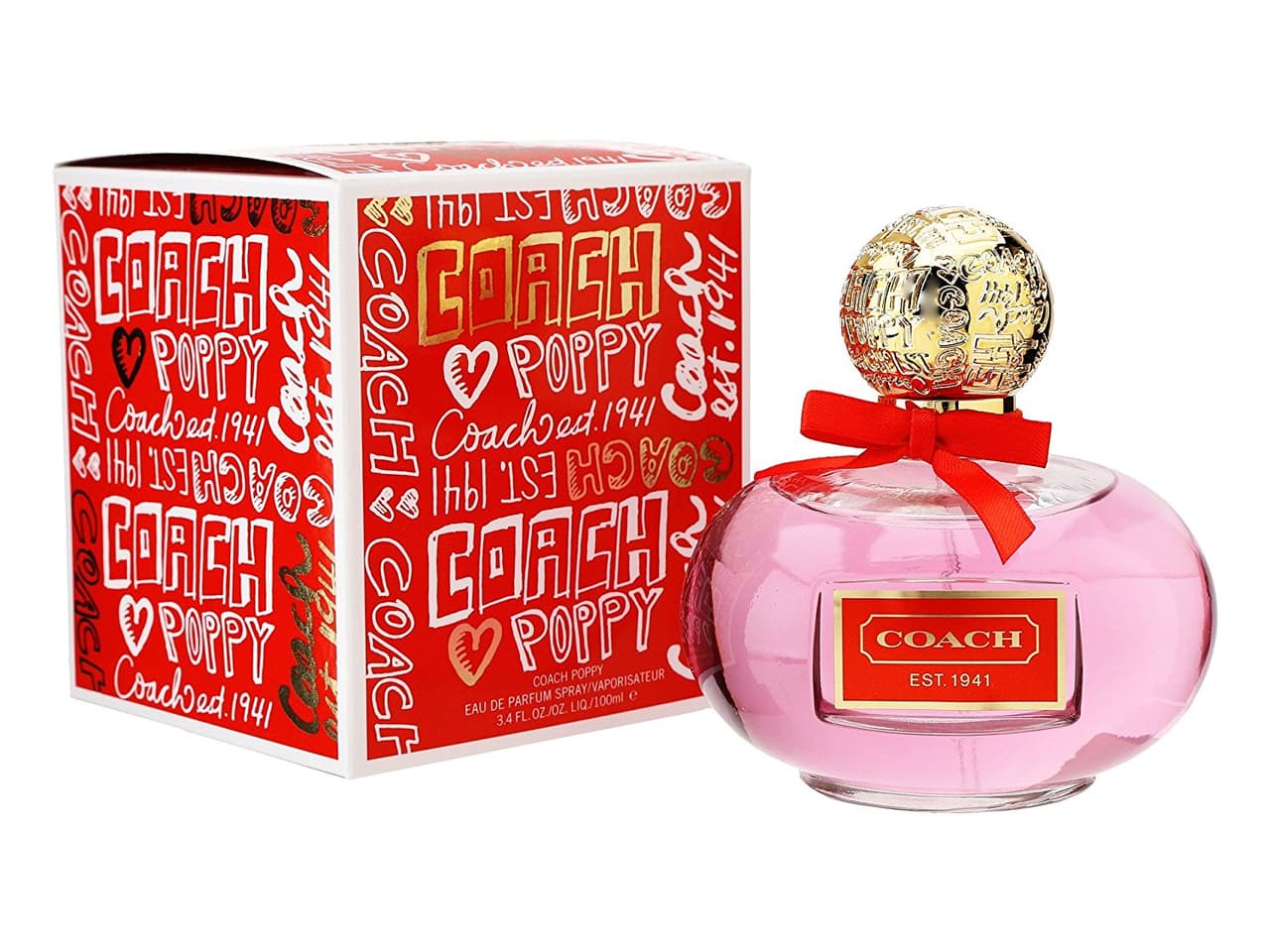 <b>Poppy, de Coach</b>
<br>Coach le ha dado múltiples vidas a su fragancia Poppy, esta versión es la más juvenil con notas de cítricos y liche y con un empaque que mezcla tipografías. Fue lanzada en 2011 y sigue siendo una de las favoritas de las jovencitas.