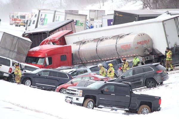 Escena del accidente