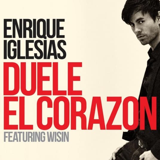 1. En esta canción Enrique vuelve a compartir créditos con el reggaetonero Wisin. Esta fue la portada del sencillo que fue revelada en redes sociales.
