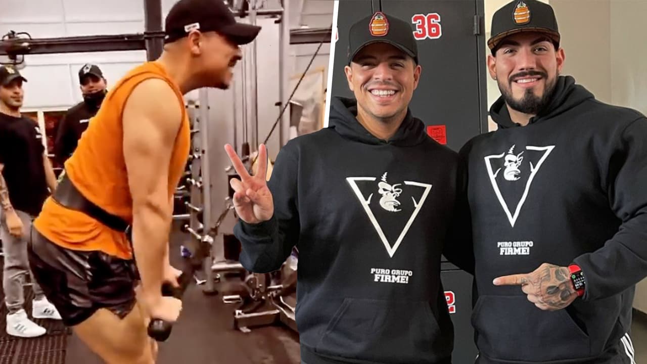 Eduin Caz presume a su entrenador: “Le está poniendo rutinas pa' nalga y pa' pierna”