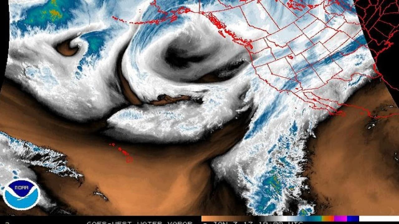 Alertan de la posible llegada a California del río atmosférico más fuerte de la última década