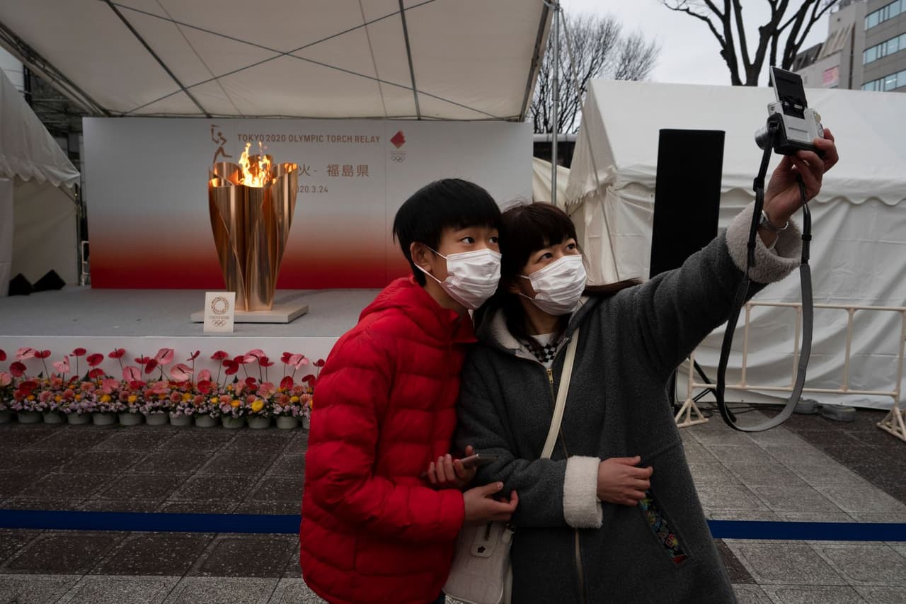 Antorcha olímpica de Tokyo 2020.