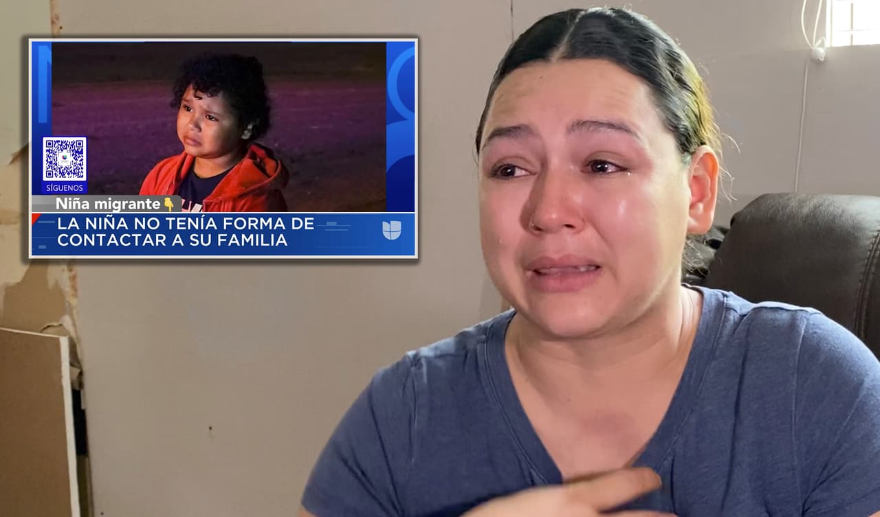 Glenda Valdez acababa de llegar a su casa de una cita médica, prendió su televisor para ver Univision y se topó con una imagen que jamás pensó ver: 
<a href="https://www.facebook.com/NoticieroUnivisionEdicionDigital/videos/500799441043673" target="_blank">la foto de su hija mayor cruzando sola la frontera.</a>
<br>