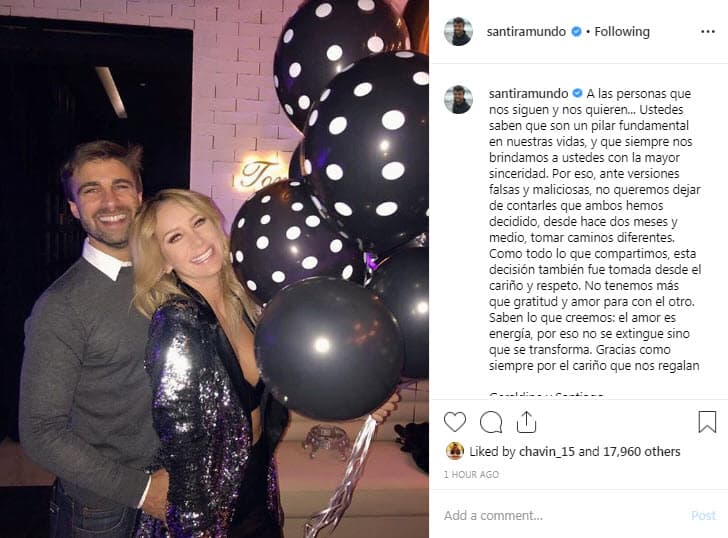 El anuncio lo hicieron para aclarar su situación sentimental "ante versiones falsas y maliciosas".