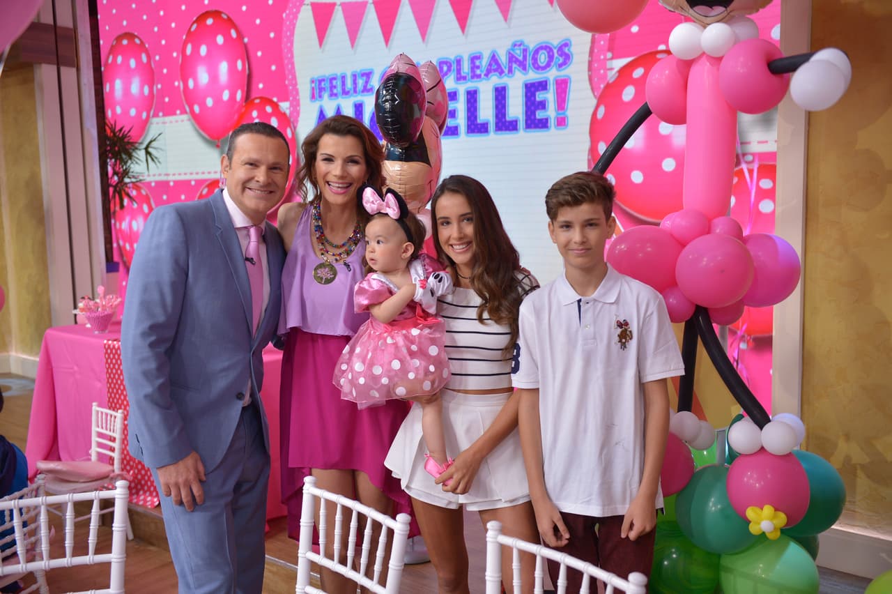 Todo estaba listo para festejar a tan hermosa ratoncita.