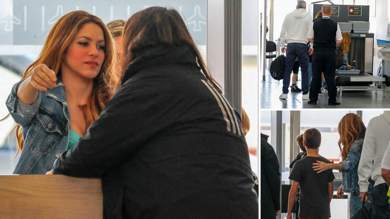 Los últimos momentos de Shakira en Barcelona.