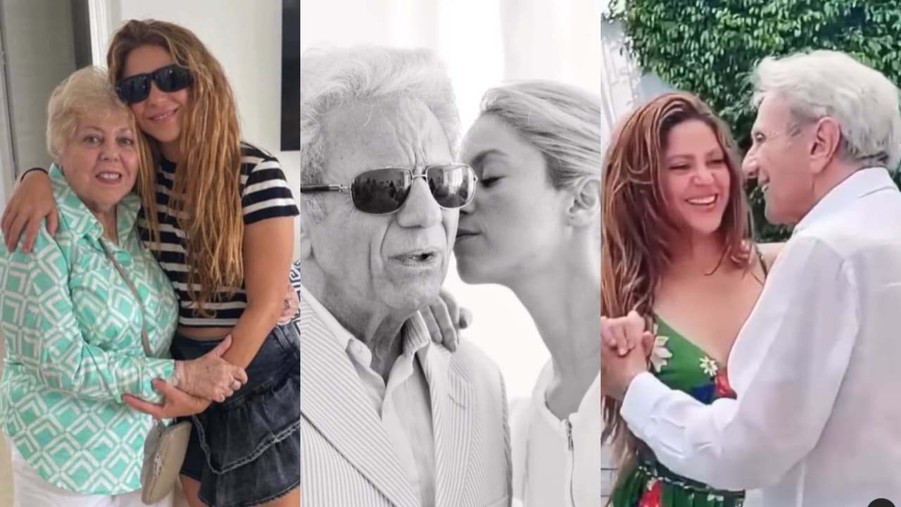 Shakira publicó en Instagram este miércoles 31 de mayo estas nuevas imágenes junto a su mamá y papá tras darse a conocer que supuestamente habría viajado a Colombia para visitarlos.
