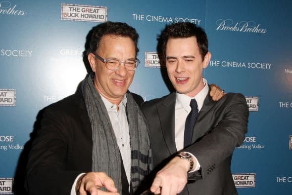 Colin y Tom Hanks llevan una retadora relación en ‘The Great Buck Howard’.
