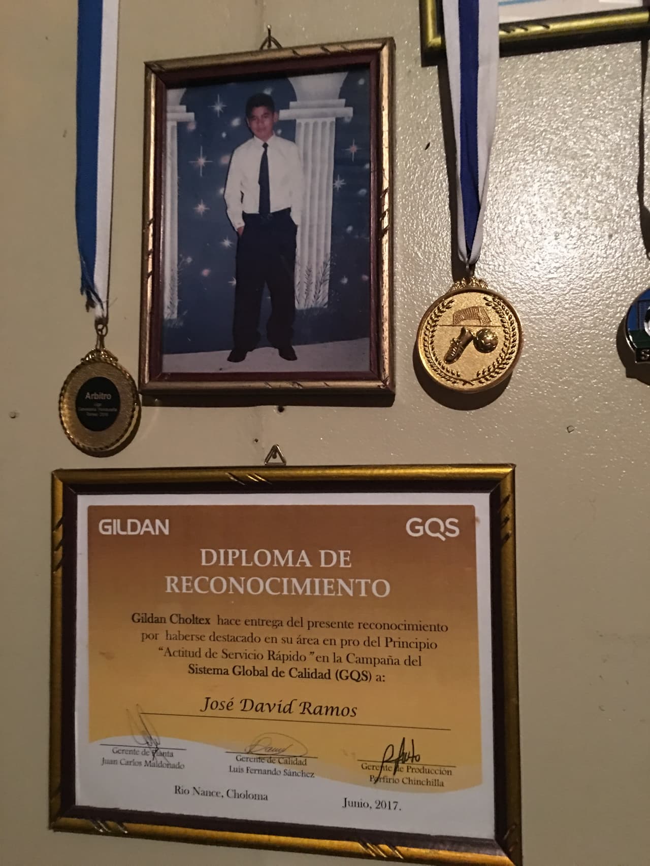 Jose Ramos, 22, was shot in the back of the head during an anti-government protest in Choloma, Honduras on Dec 1, 2017 a few days after the election. The father of an eight-year-old boy, he was employed for four years at a Canadian-owned maquila textile factory, and had no criminal record, the family says.
<br>