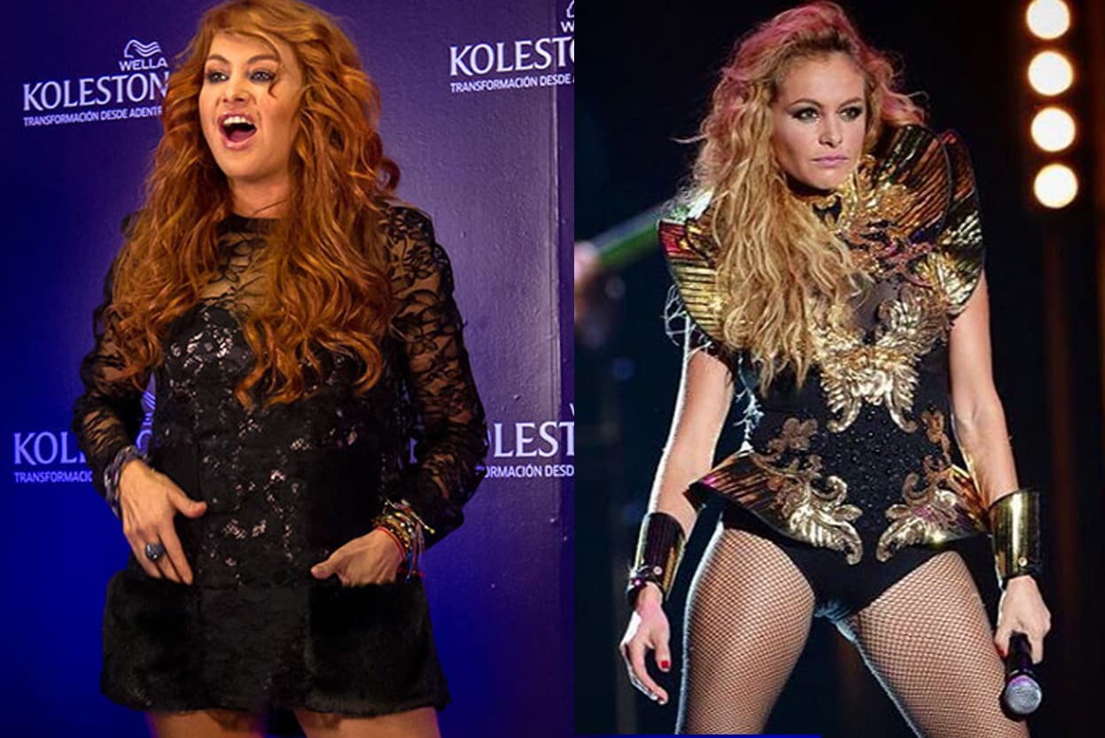 Paulina Rubio aún esta en proceso de bajar de peso, ya se están viendo los primeros cambios.