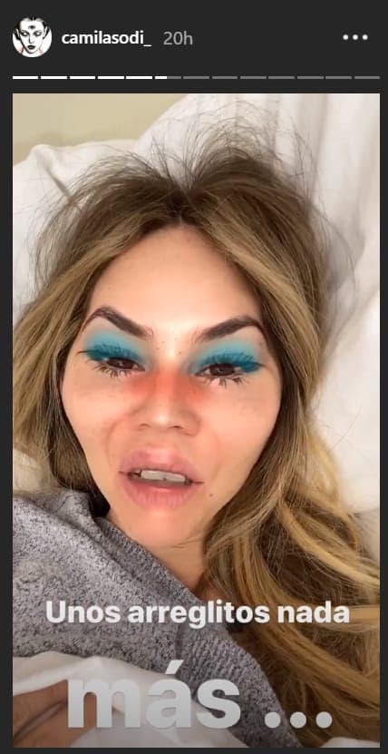 "Pues, ¿qué creen? Me fui directo al cirujano (plástico) y me hice unos arreglitos nada más", aseguró Camila.