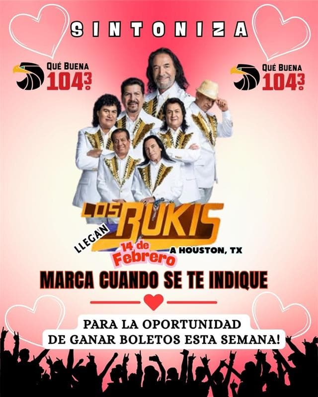 ¡GANA TUS BOLETOS PARA LOS BUKIS! 🎫🌹
