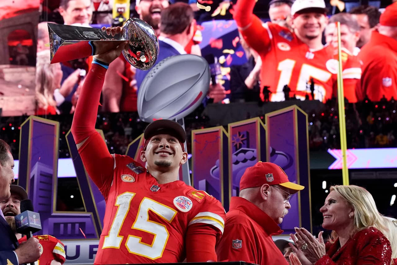 Mahomes es el MVP del Super Bowl por tercera ocasión e iguala a Montana