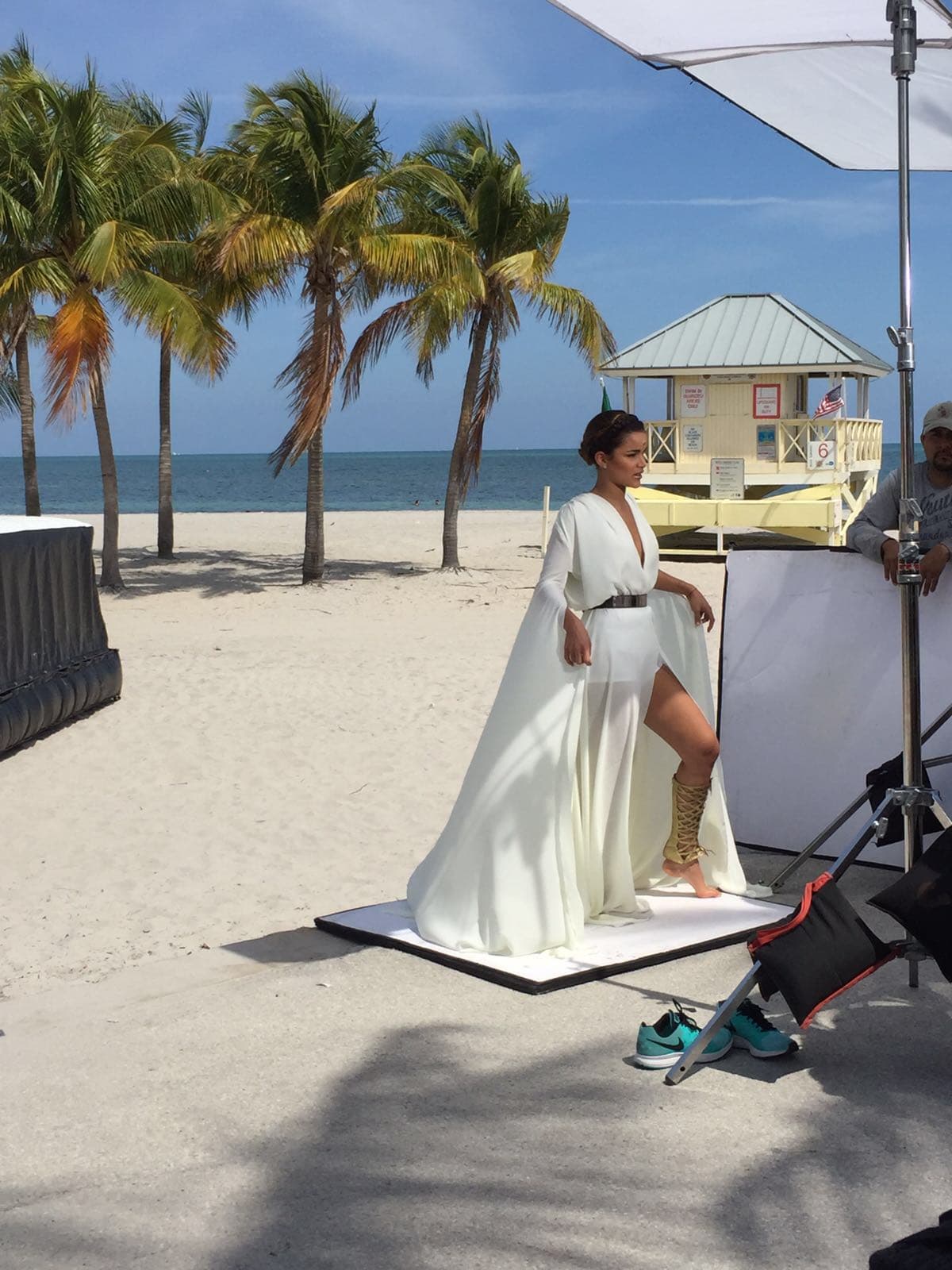 Disfruta las mejores fotos detrás de cámara del difícil reto que enfrentaron las bellas a 20 pies de altura.