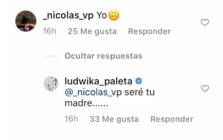 Con la manera en que ambos se ríen quedó demostrado que el hijo de la actriz no solamente le heredó la forma y color de ojos y la nariz, también los ademanes: "Seré tu madre", le escribió Paleta.