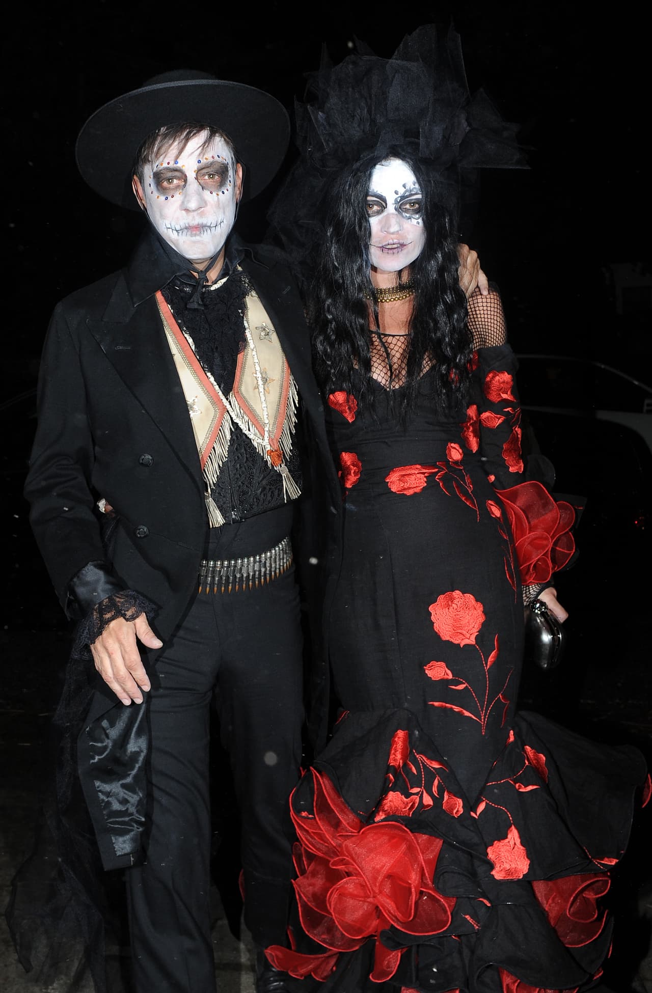 Esta catrina lucía despampanante cuando hizo su aparición pública.