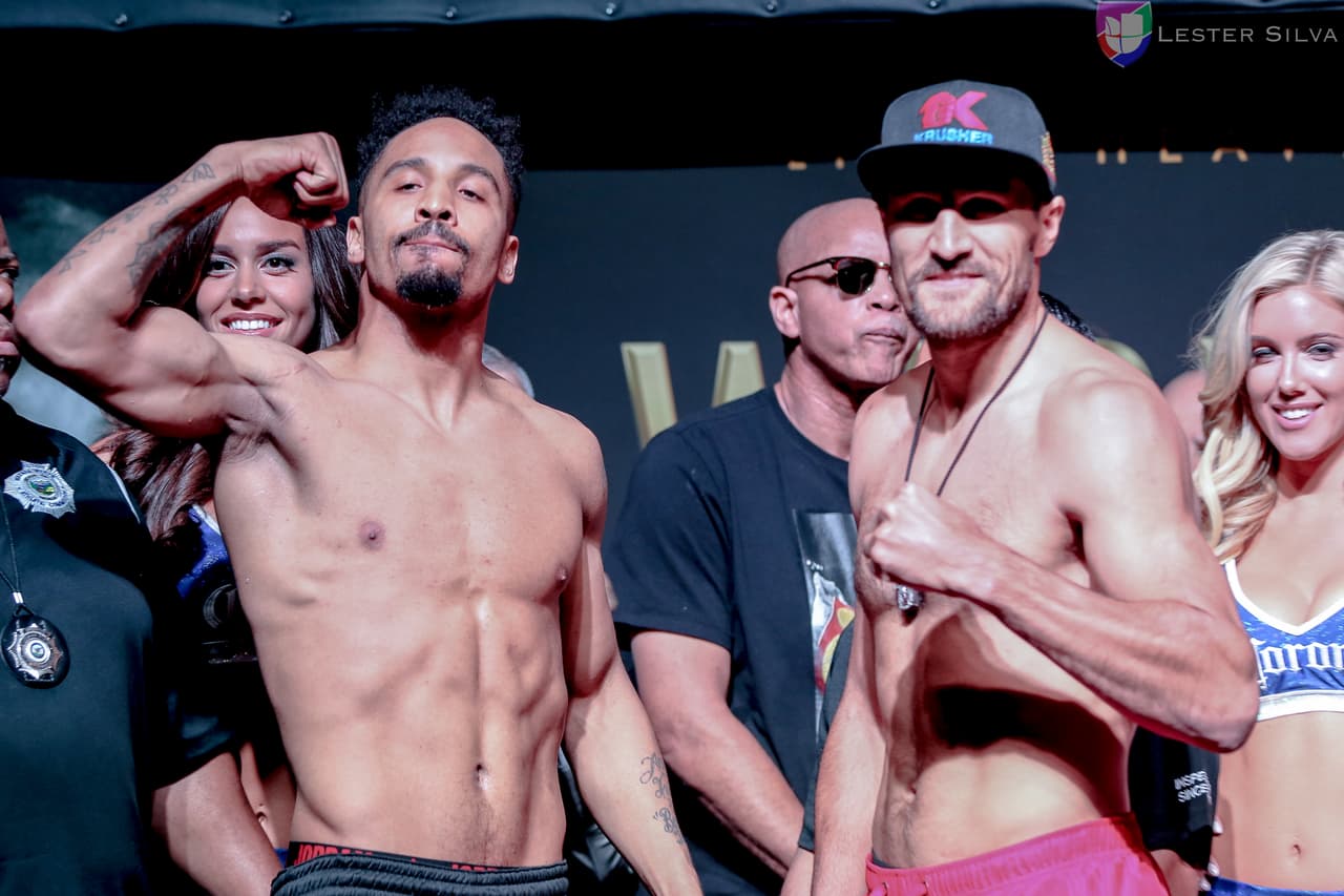 Andre Ward y Sergey Kovalev no tuvieron dificultad para dar las 175 libras de los semicompletos para la revancha en la que estarán en juego los títulos semicompletos de la FIB, OMB y AMB. Hay que recordar que el estadounidense Ward le arrebató dichas coronas al ruso en noviembre pasado.