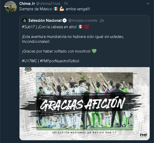 Así reacciona el mundo futbolístico en México tras la Final perdida ante Brasil.