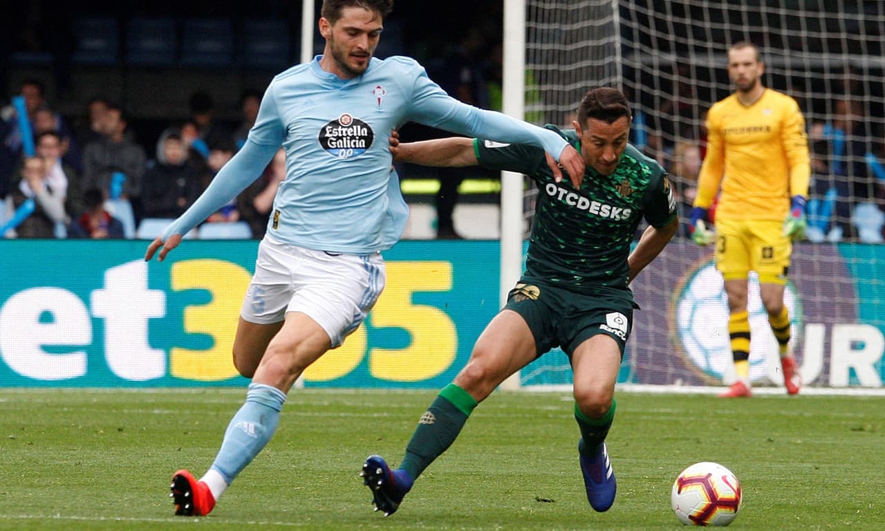 Betis, con Andrés Guardado de titular.se impuso 1-0 de visitante contra Celta de Vigo, que ni con Néstor Araujo en la cancha pudo evitar la derrota en la Jornada 27 de la Liga de España.