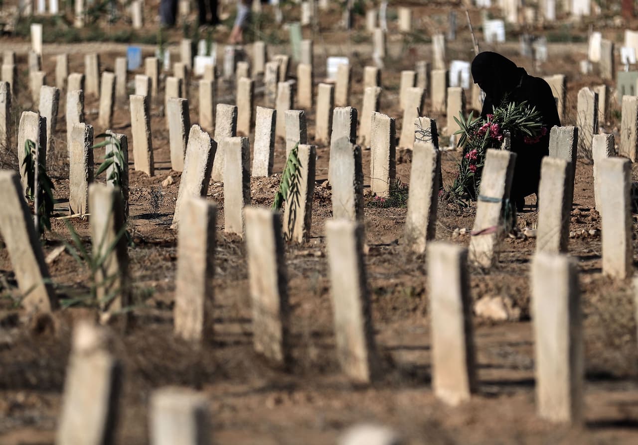 En Siria falta espacio para enterrar a los muertos