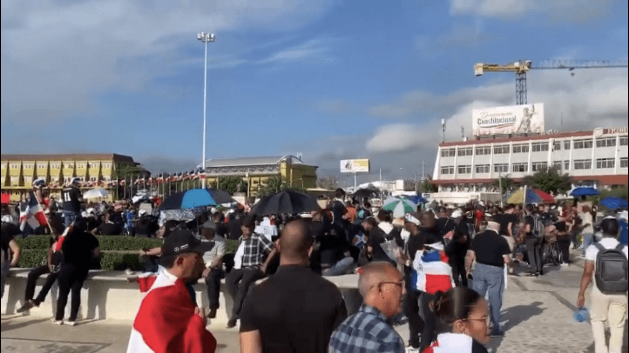 Las manifestaciones comenzaron el 16 de febrero, luego de un alegado fallo en el sistema de voto electrónico, un proyecto que se estrenaba en la República Dominicana durante las elecciones municipales, tres meses antes de la presidencial. 
<br>