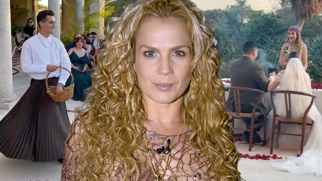 Hijo de Niurka Marcos se casa: Emilio Osorio sorprende a todos al lucir una falda en la boda