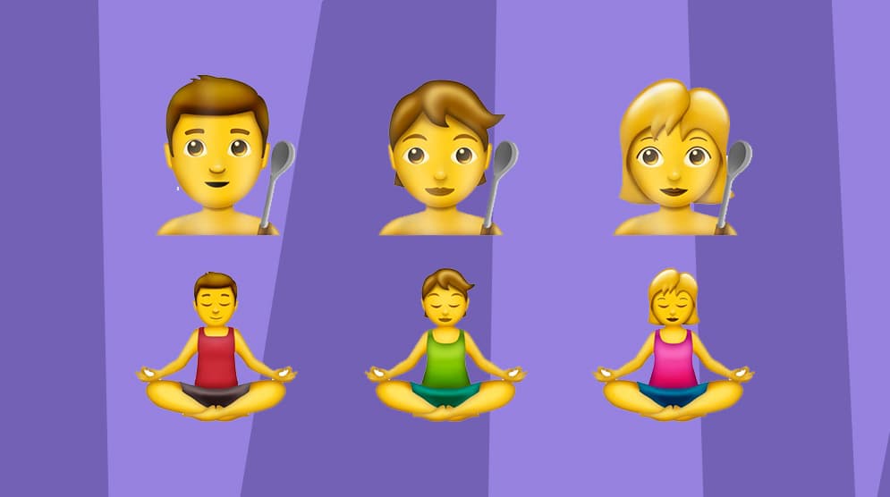 ¿Qué te parece un emoji súper zen?