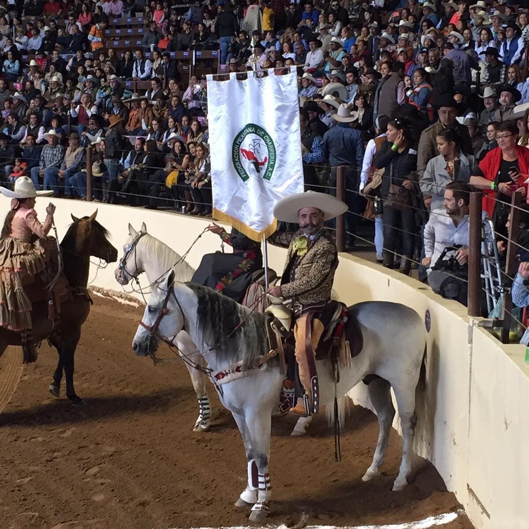 Él ha ofrecido diferentes presentaciones ecuestres pero además, en el 2015, participó en el Congreso y Campeonato Charro según publicó en su cuenta de Instagram.