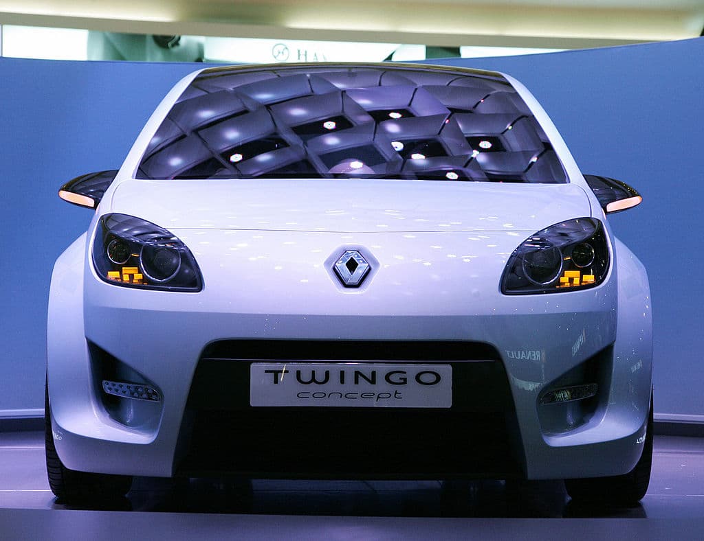 Carro modelo Twingo de Renault