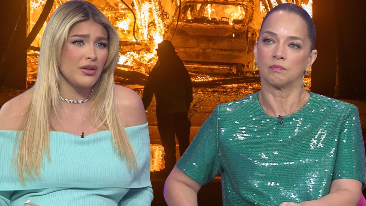 Adamari López y Migbelis impactadas por la destrucción de los incendios en California