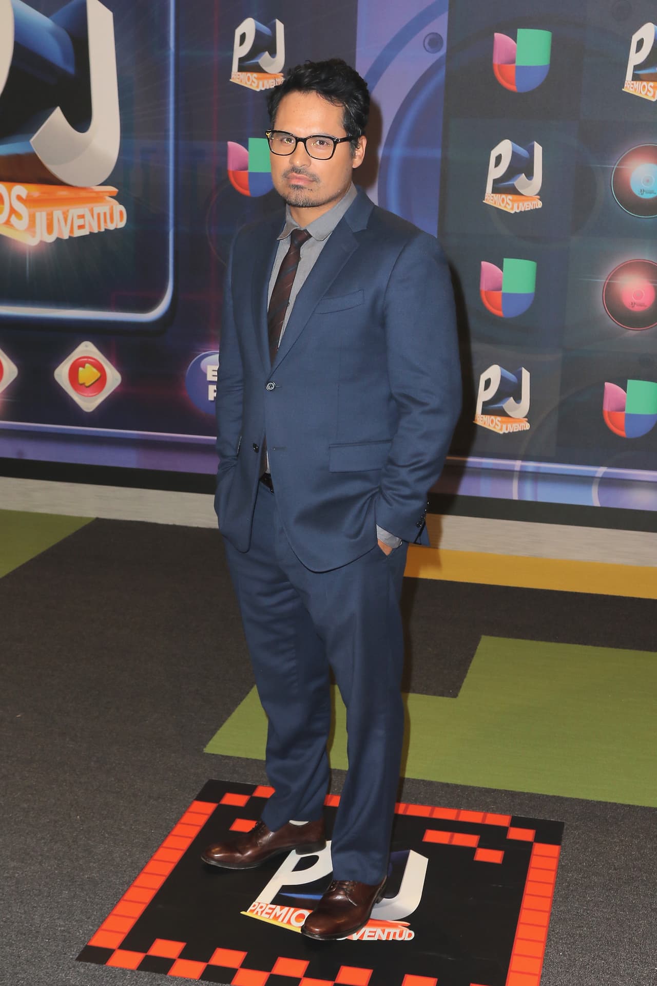 Why so serious? El actor Michael Peña durante su paso por la alfombra roja de 2015.